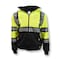 Dewalt Type R Class 3, Type R Class 3, Polyester Fleece, Hi-Vis Green / Black, 2X DSJ32-3ZGS-2X - alternate 2
